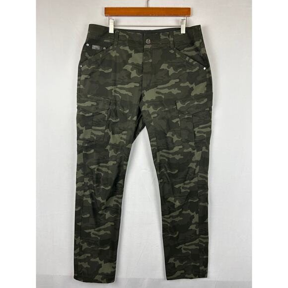 Kuhl Silencr Rogue Kargo Woodland Camo Cargo Pants 5163 Men's Size 34x32 - Picture 1 of 12
